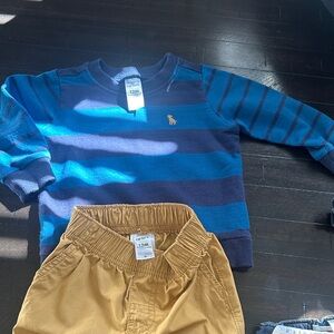 Carter's Navy and Royal Striped Sweater